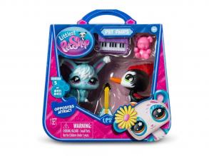 Littlest Pet Shop: Dupla kisállat figura csomag S5 - Harkály és Nyúl