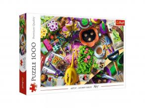 A kert rendbetétele 1000 db-os puzzle - Trefl