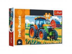 A gazda traktora 60 db-os puzzle - Trefl