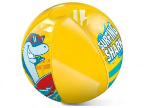 Cápa mintás felfújható strandlabda 50cm - Mondo Toys