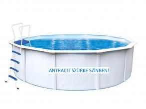 Fémvázas medence szett Nuovo de luxe II O 550 x 120 m, SZÜRKE