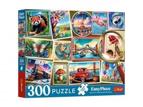 Bélyeggyűjtemény Easy Piece 300 db-os puzzle - Trefl