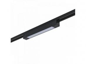 Sínes LED lámpa , track light , lineáris , 1 fázisú , 2 pólusú , 30 Watt , 47 cm , meleg fehér , fekete , Elmark