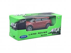 Welly: Land Rover Evoque bordó fém kisautó modell 1/64