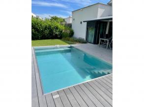 Inox rozsdamentes acél medence 8,00 x 3,00 x 1,4 méter