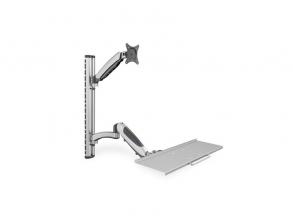 DIGITUS flexibilis fali monitor (VESA 100x100) + billentyűzet tartó konzol