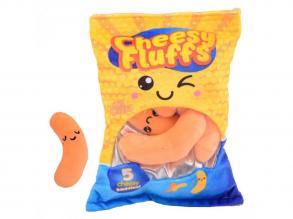 Plüss snacktáska  sajtos puffancs
