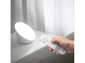 LED lámpatest , hordozható , asztali , 9W , RGB , CCT , dimmelhető , fehér , LUTEC CONNECT , PIALA