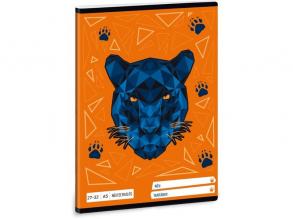 Ars Una Black Panther A5 27-32 kockás füzet