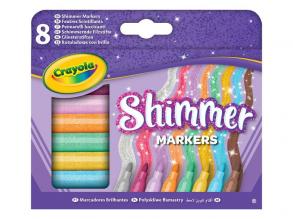Crayola 8 db-os Csillám filctollkészlet