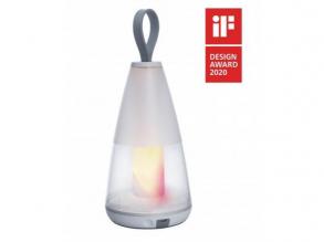 LED lámpatest , asztali , 3W , RGB , CCT , fehér , kültéri , IP44 , LUTEC CONNECT , PEPPER