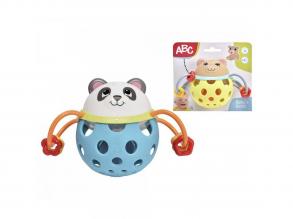 ABC Panda Csörgőlabda fogantyúval és rágókával - Simba Toys