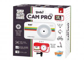 Buki Cam Pro akciókamera, 48 MP, 1080p HD, 16x Zoom, 16 GB micro SD