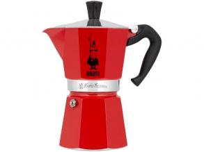 Bialetti 4943 Moka Express 6 személyes piros kotyogós kávéfőző
