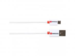 SKROSS USB kábel, töltő, szinkron (microUSB)
