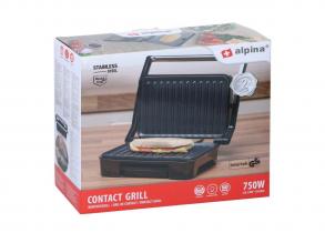 Szendvicssütő-grill, 750 W