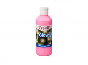 Sötétben világító festék, rózsaszín, 250 ml - Creall
