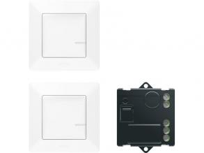 Legrand 752150 Valena Life Netatmo fehér Párosított szett: 2 vezeték nélküli kapcsoló + mikromodul