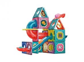 Mágneses panelépítő készlet Marble Run - 78 darabos