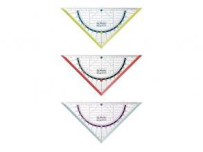 Herlitz my.pen 16cm-es színes háromszögvonalzó