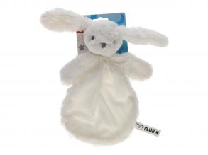 Mini Club Puha plüss nyuszi, fehér, 27 cm