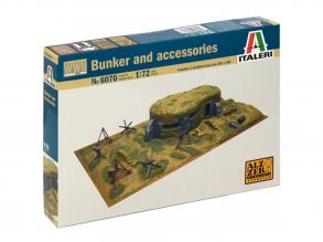 Italeri 1/72 Bunker és tereptárgyak dioráma szett