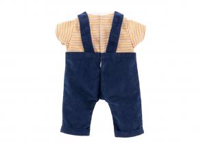 Corolle póló és sötétkék baba overall, 36 cm