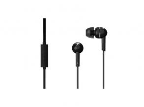 Genius HS-M300 mikrofonos fekete fülhallgató