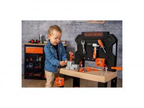 Smoby Black & Decker Bricolo munkapad 79 x 56 x 39 cm