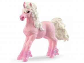 Schleich: Virág unikornis csikó figura (70832)