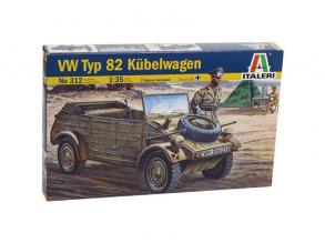 Italeri: VW Typ 82 Kübelwagen katonai jármű makett, 1:35