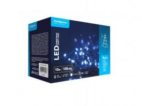 Led fényfüzér , beltéri/kültéri , hideg fehér , 100 LED , 10 m , IP44 , Modee