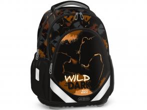 Ars Una: Wild in the dark oroszlános anatómiai iskolatáska, hátizsák 33×42×21cm