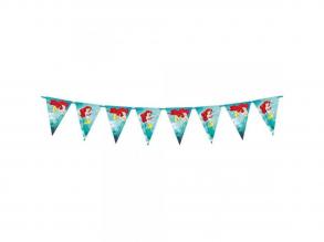 Ariel a kis hableány party zászlófüzér 230cm