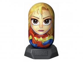 3D-puzzle Hylkies Marvel: Marvel Kapitány, 54 darabos