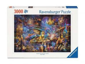 Puzzle 3000 db - A sárkány könyvtára