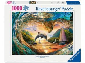 Puzzle 1000 db - Naplemente tánca