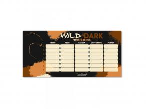 Ars Una: Wild in the dark egylapos, kétoldalas órarend