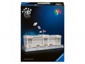 Ravensburger 3D puzzle Iconics: Buckingham-palota  világítással  260 darabos