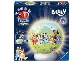 Puzzle 3D 72 db - Bluey éjjeli fény
