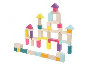 50-darabos fa építőkocka készlet - Cubika