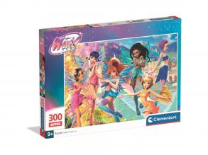 Winx Club tündérei 300 db-os Super Puzzle - Clementoni