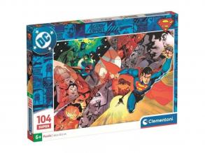 DC Comics Superman hősi pillanatok 104db-os puzzle - Clementoni