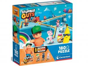 Stumble Guys Út a győzelem felé 180 db-os super puzzle - Clementoni