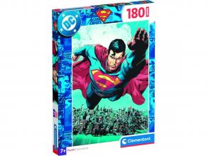 DC Comics Superman repülés a város felett 180db-os puzzle - Clementoni