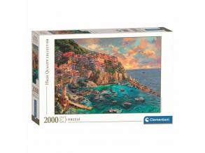 Clementoni festett Manarola puzzle - 2000 darabos