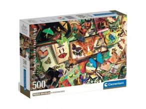 A lepkegyűjtő 500 db-os HQC kompakt puzzle - Clementoni
