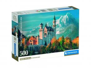 Neuschwanstein kastély, Németország HQC 500 darabos puzzle - Clementoni