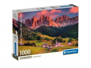 Varázslatos dolomitok 1000 db-os HQC puzzle poszterrel - Clementoni