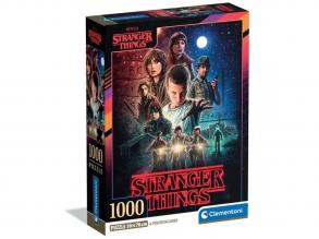 Stranger Things 1. évad 1000 db-os puzzle poszterrel - Clementoni
